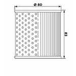 Filtro Óleo MIW Kawasaki K2001 