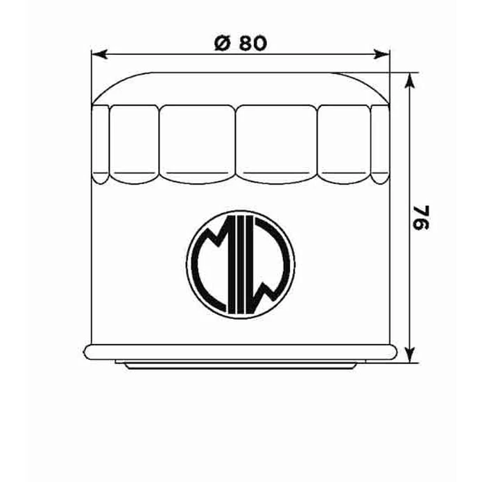 Filtro Óleo MIW Suzuki S3007  2