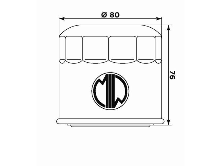 Filtro Óleo MIW Suzuki S3007  2