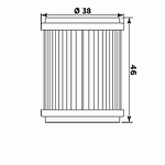 Filtro Óleo MIW Yamaha Y4013 