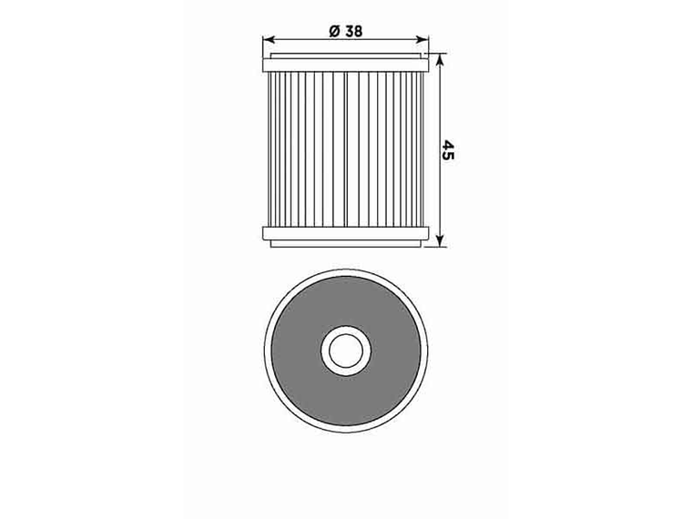 Filtro Óleo MIW Yamaha Y4015  2