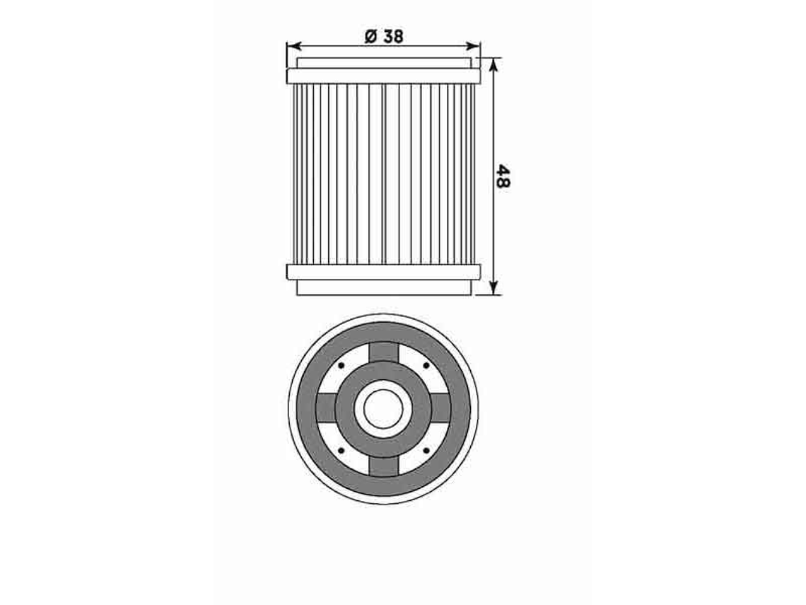 Filtro Óleo MIW Yamaha Y4006  2