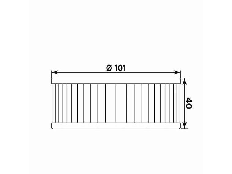 Filtro Óleo MIW Yamaha Y4003  2