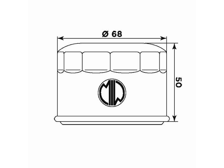 Filtro Óleo MIW Yamaha Y4011  2