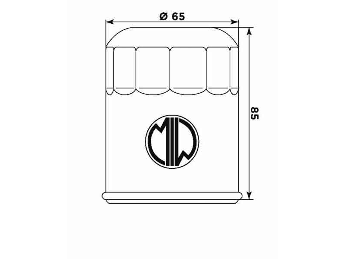 Filtro Óleo MIW Yamaha Y4019  2