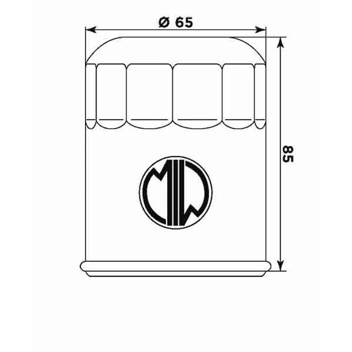 Filtro Óleo MIW Yamaha Y4019  2