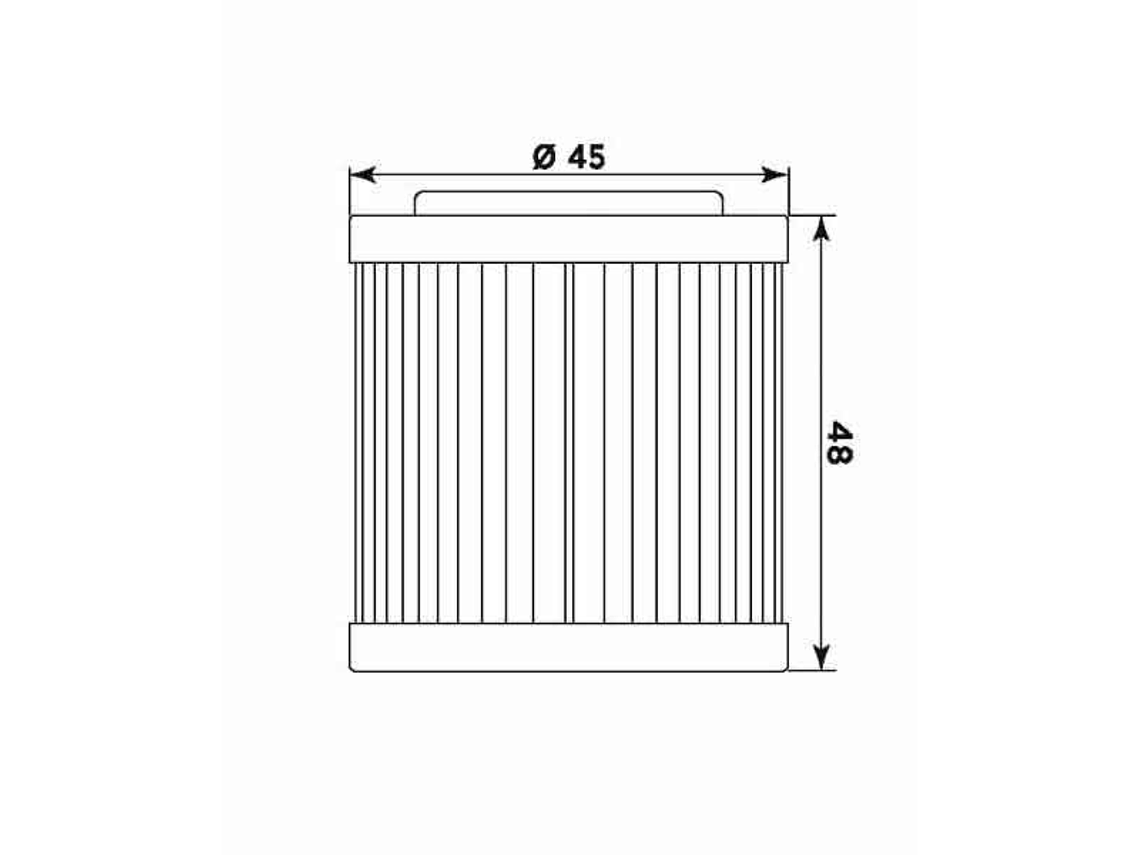 Filtro Óleo MIW Husqvarna HU18001  2