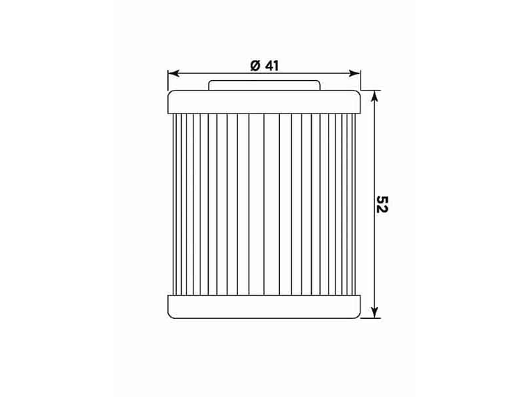 Filtro Óleo MIW KTM KT8002  2