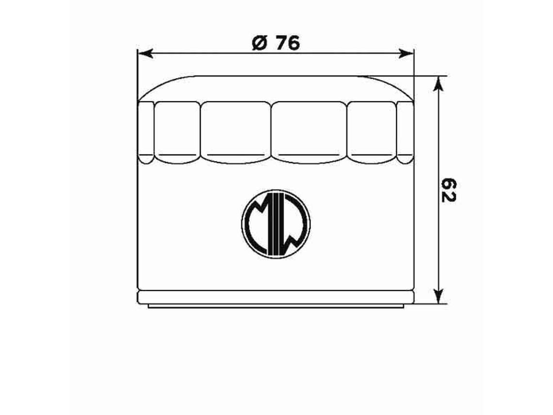 Filtro Óleo MIW BMW B9004  2