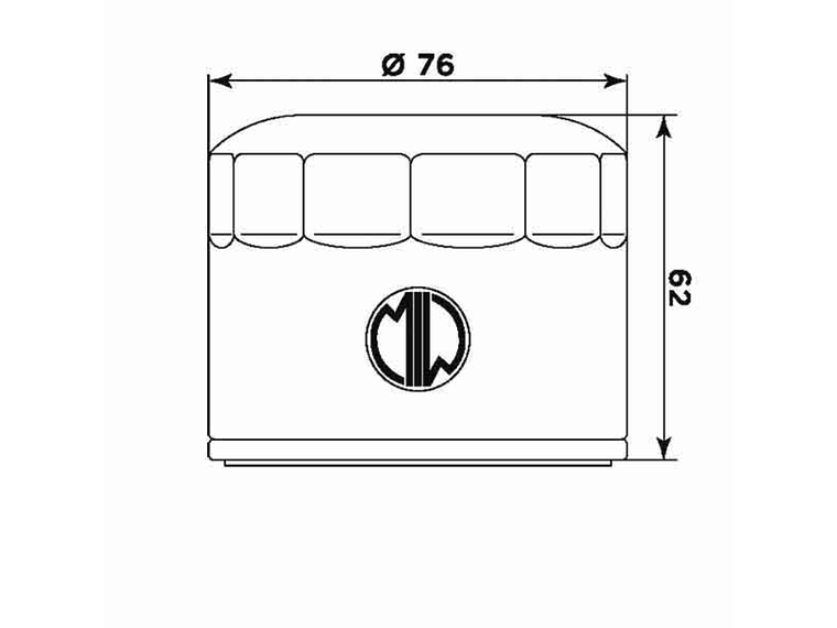 Filtro Óleo MIW BMW B9004  2