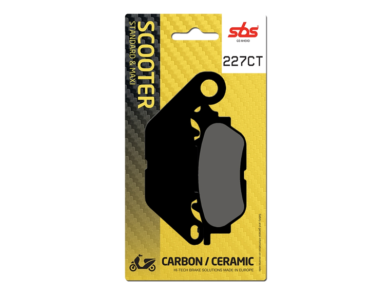 Pastilhas de Travão 227CT Yamaha N-Max - SBS 1