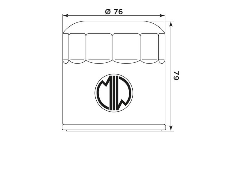 Filtro Óleo MIW BMW B9002  2