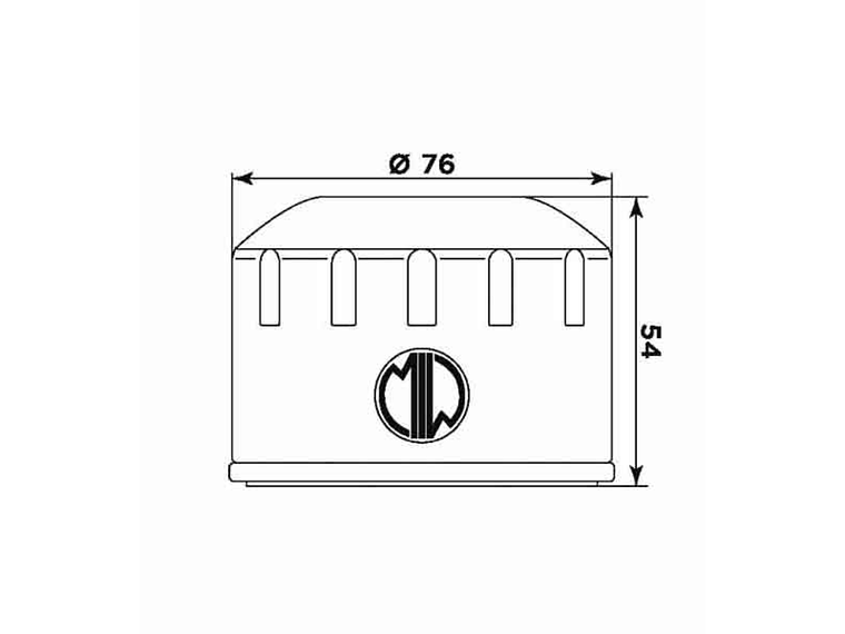 Filtro Óleo MIW BMW B9001  2