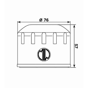 Filtro Óleo MIW BMW B9003 