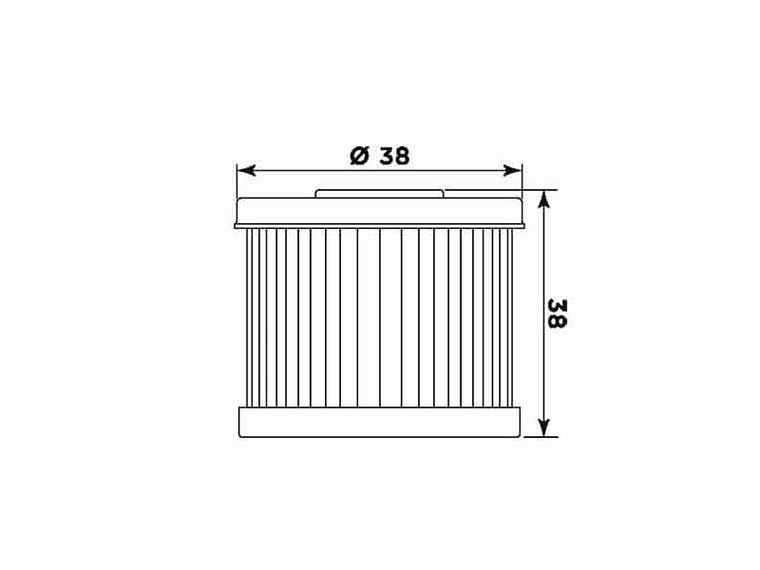 Filtro Óleo MIW Daelim 125 DA16001 2