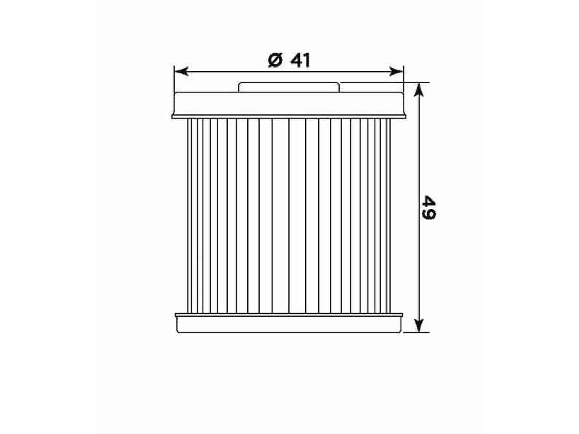 Filtro Óleo MIW Daelim 125 DA16002  2