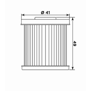 Filtro Óleo MIW Daelim 125 DA16002 