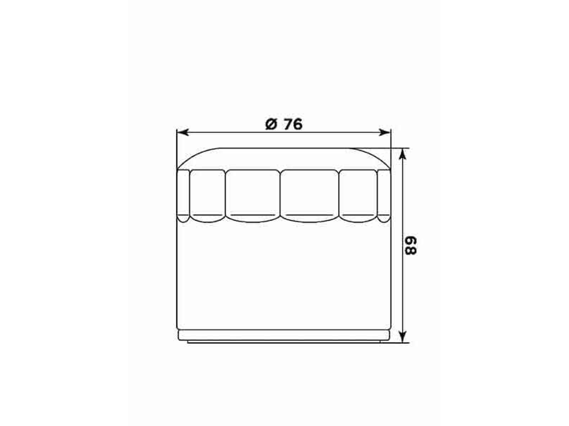 Filtro Óleo MIW Harley HD17002  2