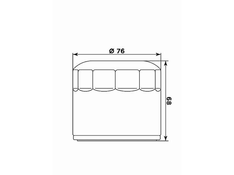 Filtro Óleo MIW Harley HD17002  2
