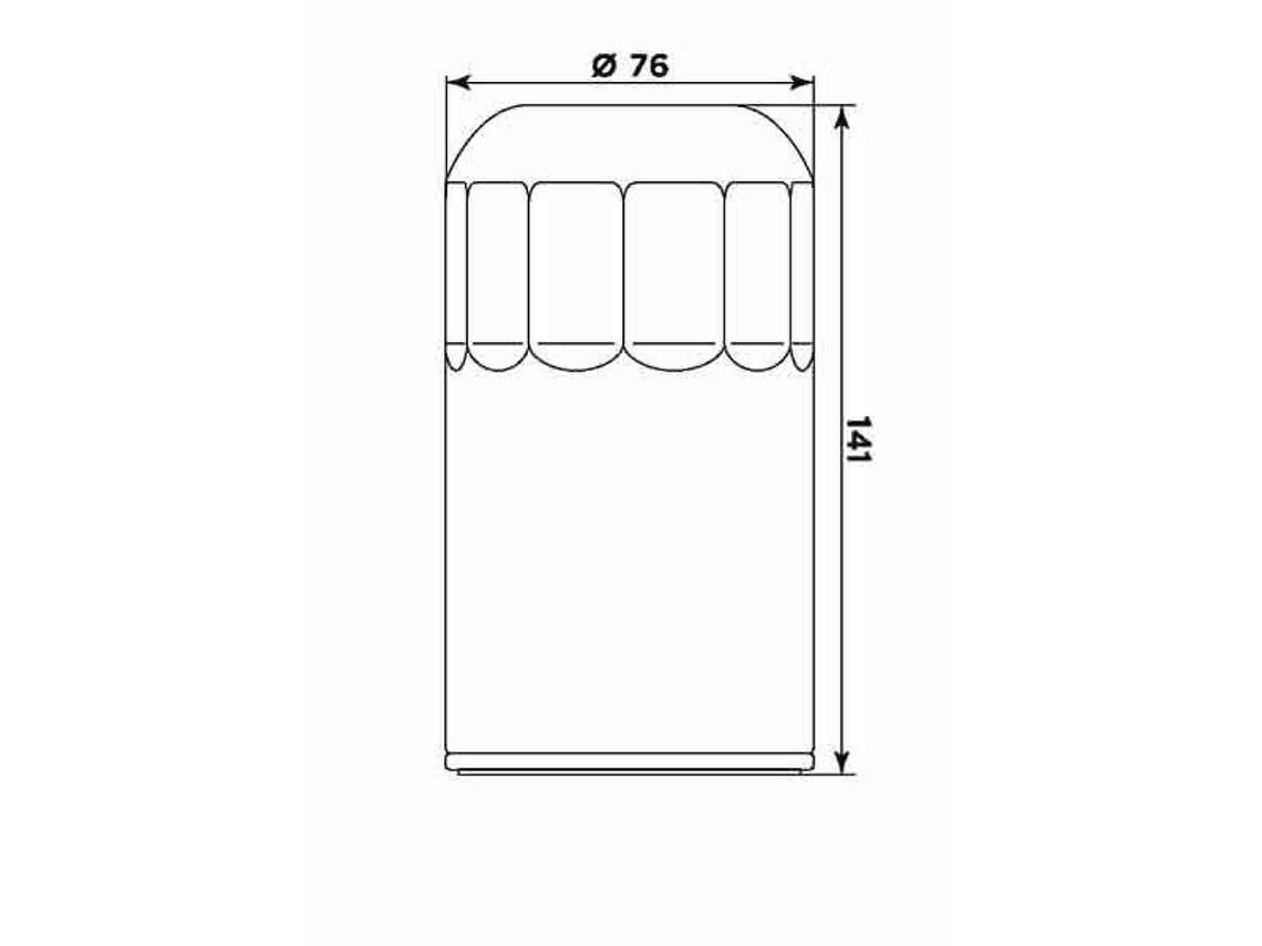 Filtro Óleo MIW Harley HD17003  2