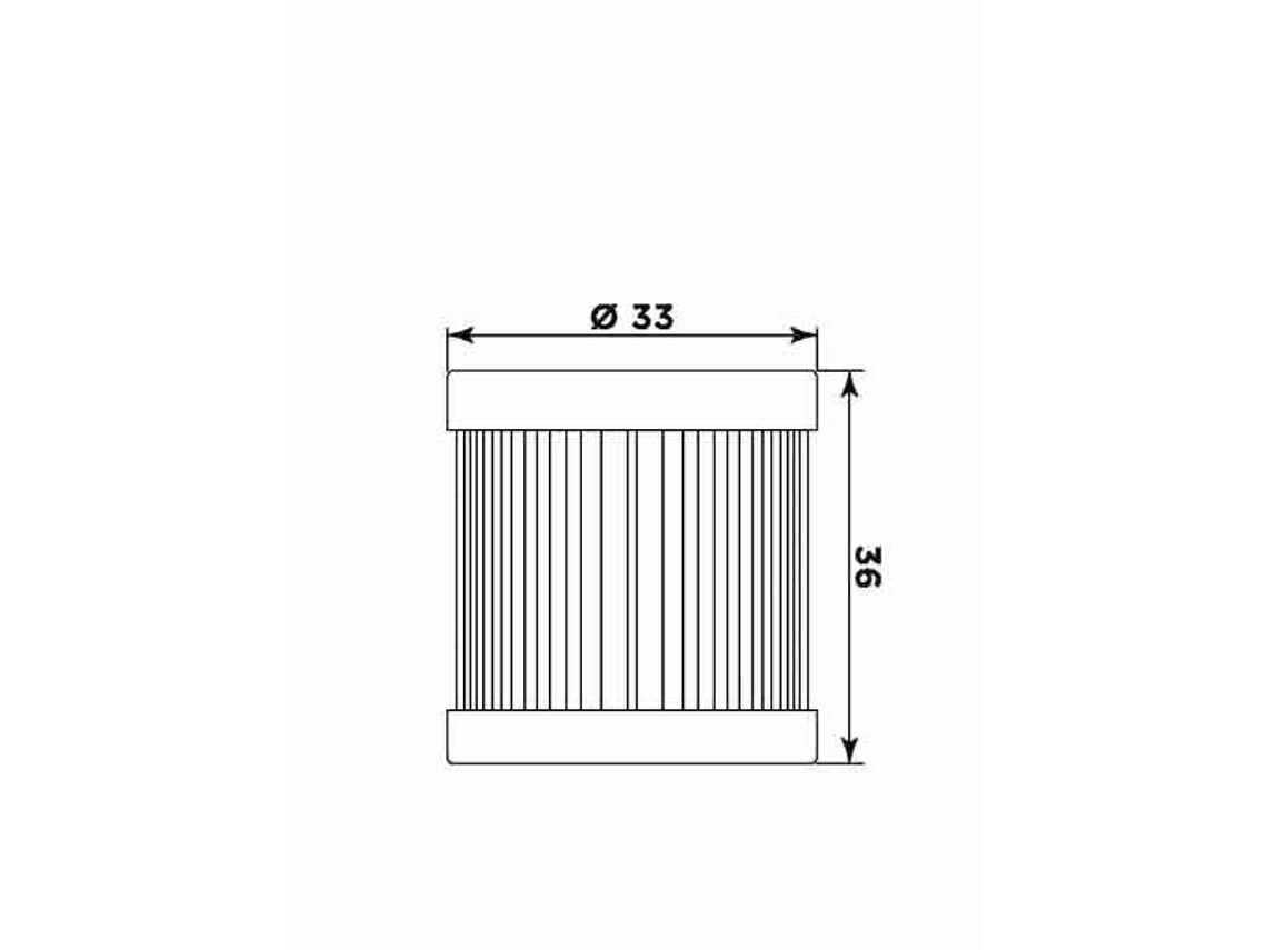 Filtro Óleo MIW Vespa ET4 125 P5005  2