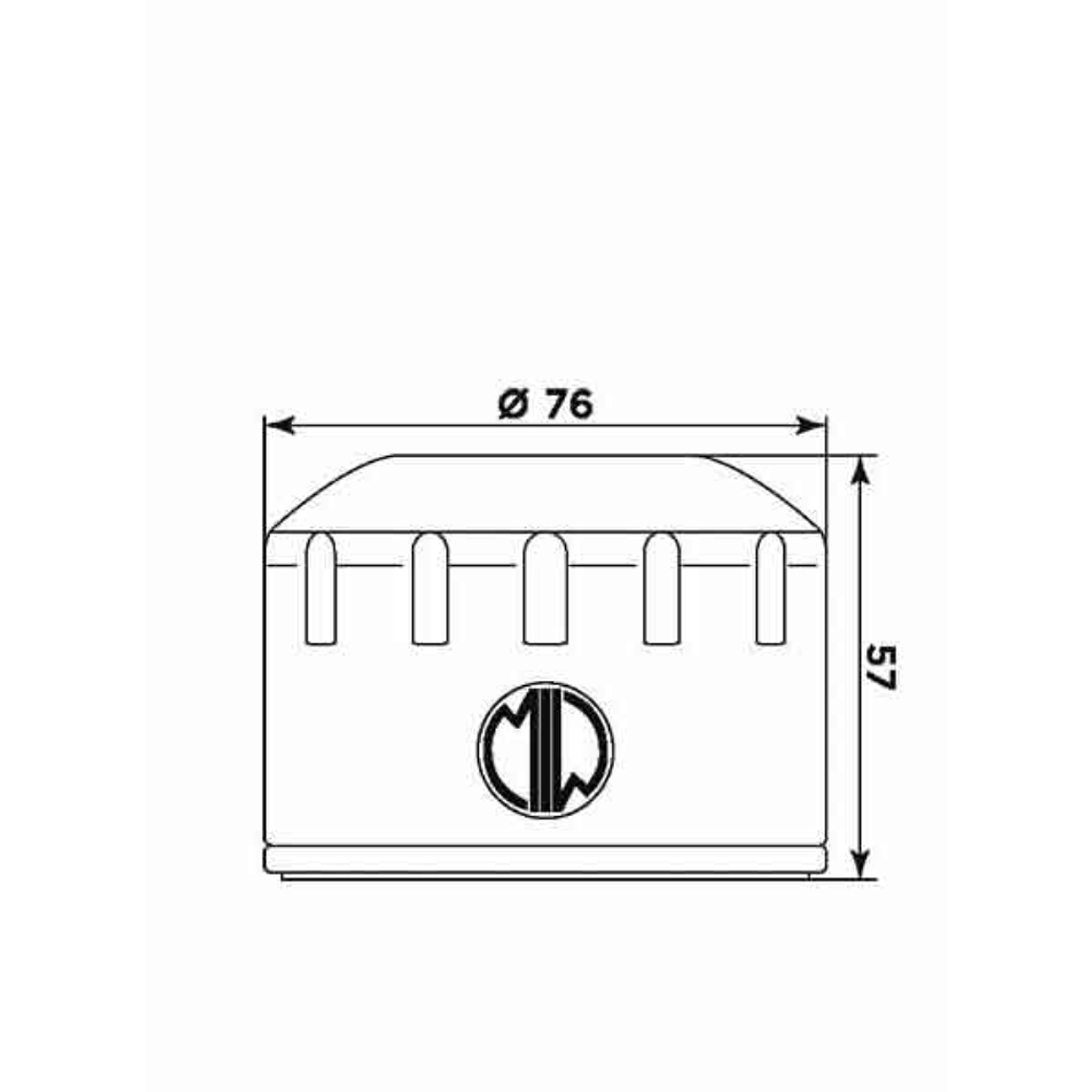 Filtro Óleo MIW Piaggio P5002  2