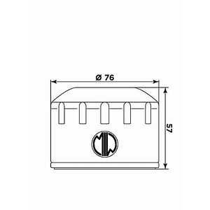 Filtro Óleo MIW Piaggio P5002 