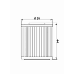 Filtro Óleo MIW Kawasaki/Suzuki HF207 K2015