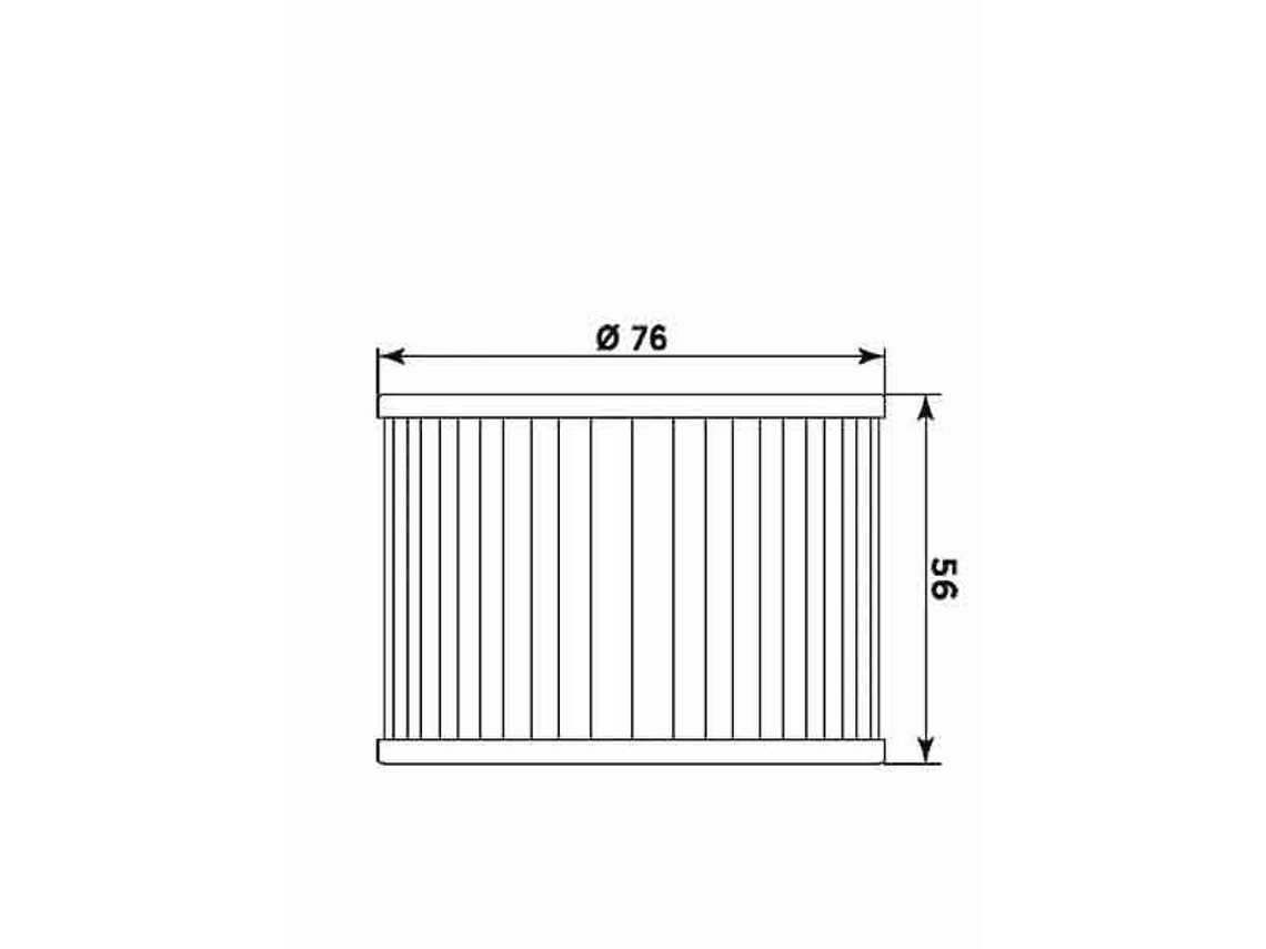 Filtro Óleo MIW HF401 H1001  2
