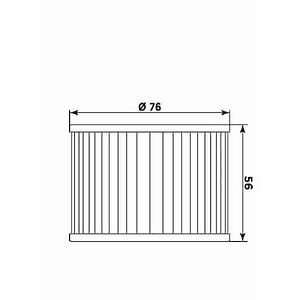 Filtro Óleo MIW HF401 H1001 
