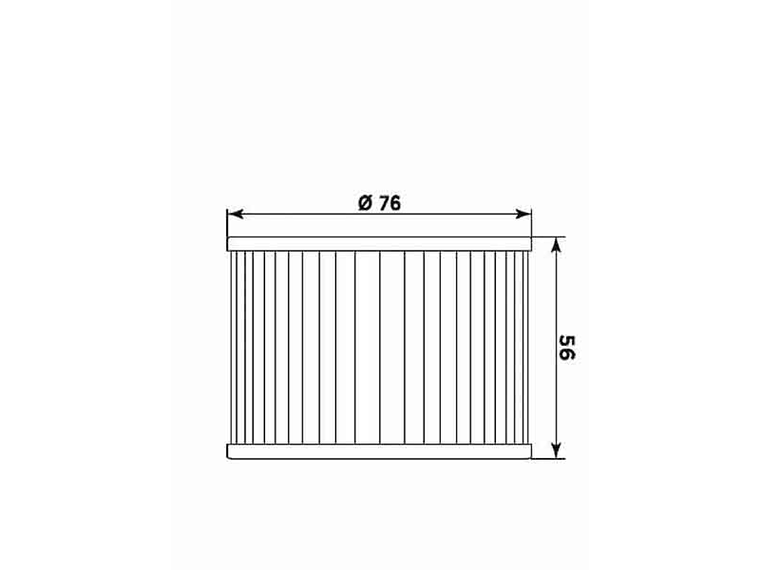 Filtro Óleo MIW HF401 H1001  2