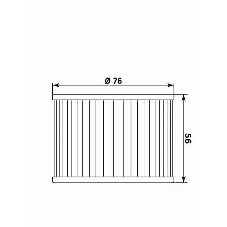 Filtro Óleo MIW HF401 H1001  2