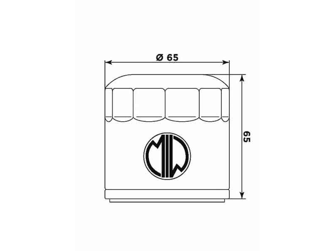 Filtro Óleo MIW MV Augusta F4 750/1000 MV21001  2