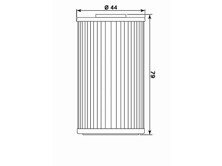 Filtro Óleo MIW Kymco 125/150 KY7002  2