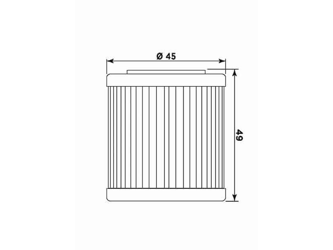 Filtro Óleo MIW Aprilia/Husqvarna HU18002  2