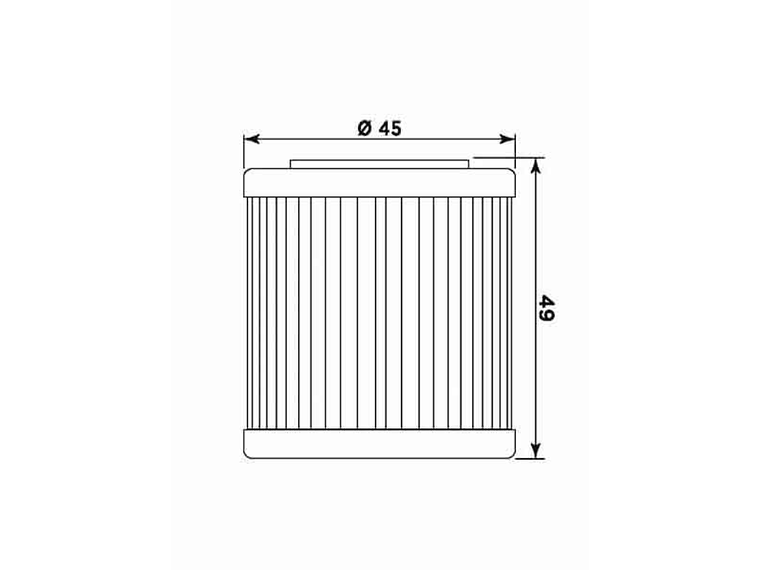Filtro Óleo MIW Aprilia/Husqvarna HU18002  2