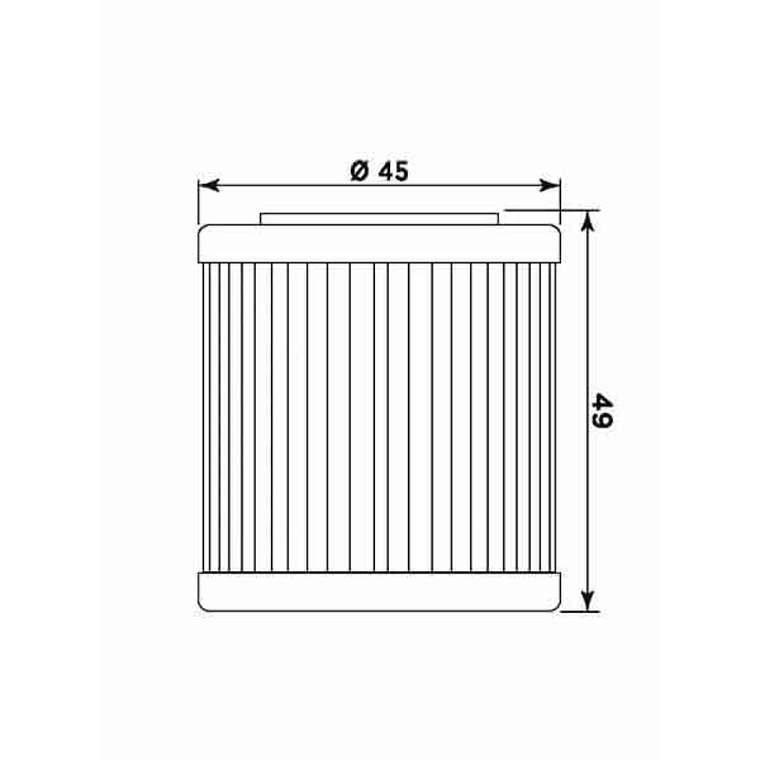 Filtro Óleo MIW Aprilia/Husqvarna HU18002  2