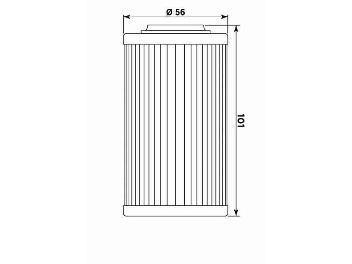 Filtro Óleo MIW Aprilia BU10004  2