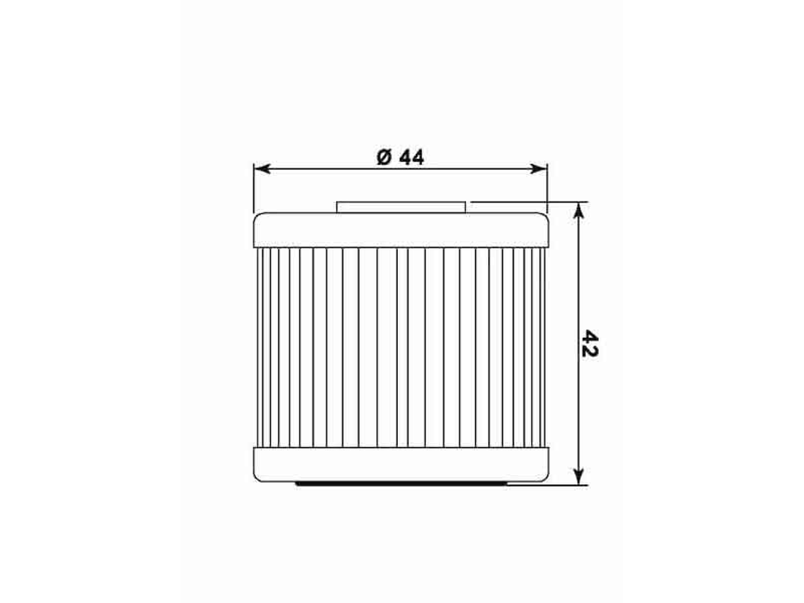Filtro Óleo MIW Kymco HF566 KY7001  2