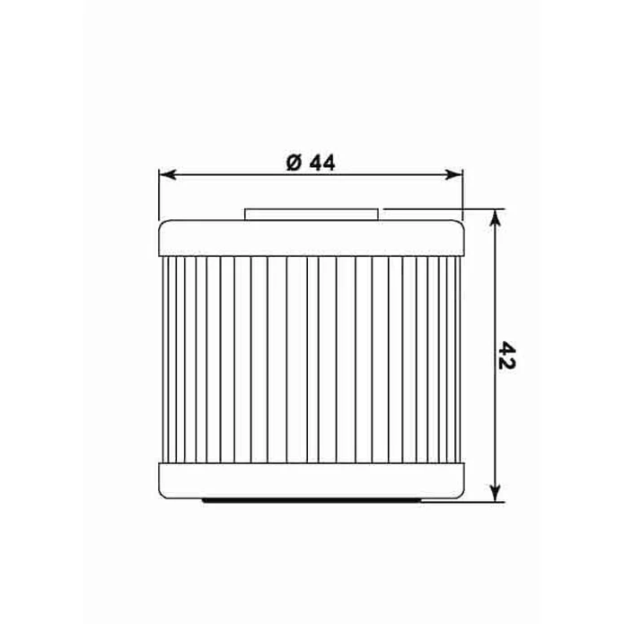 Filtro Óleo MIW Kymco HF566 KY7001  2