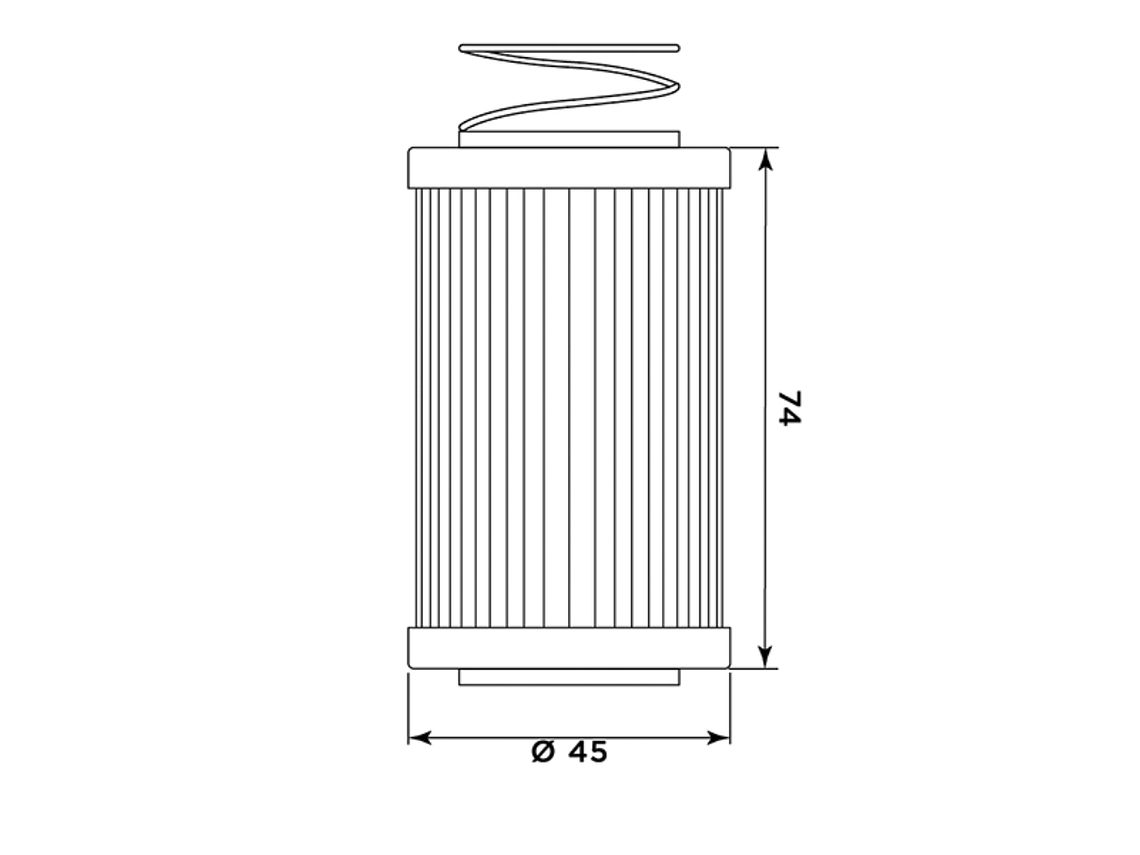 Filtro Óleo MIW MV Augusta Brutale 990 HF567 MV21002 2