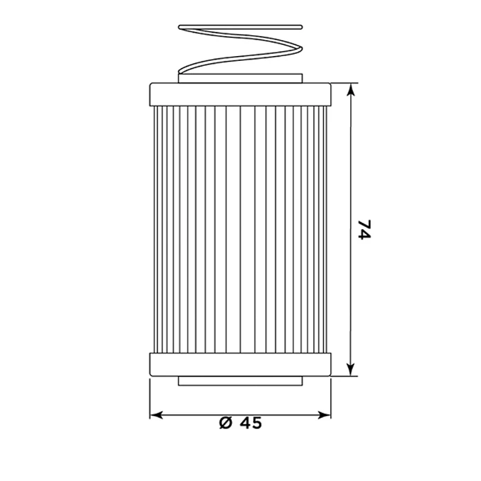 Filtro Óleo MIW MV Augusta Brutale 990 HF567 MV21002 2