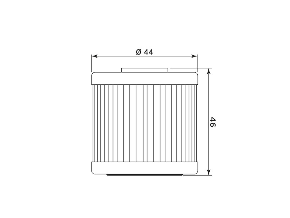 Filtro Óleo MIW Kymco Xciting 400 HF568 KY7005  2