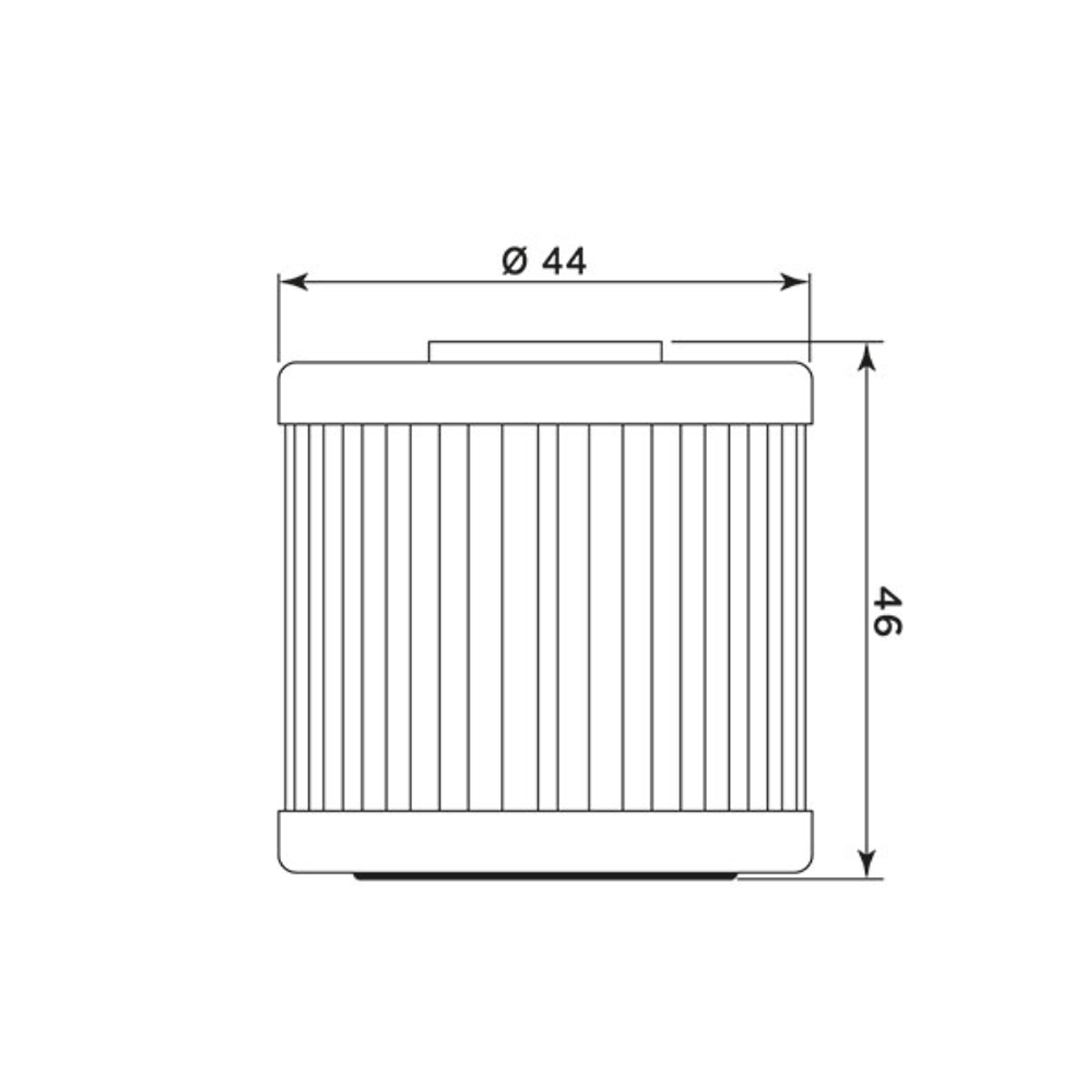 Filtro Óleo MIW Kymco Xciting 400 HF568 KY7005  2