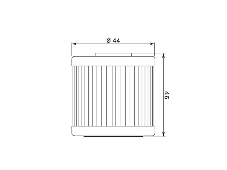 Filtro Óleo MIW Kymco Xciting 400 HF568 KY7005  2