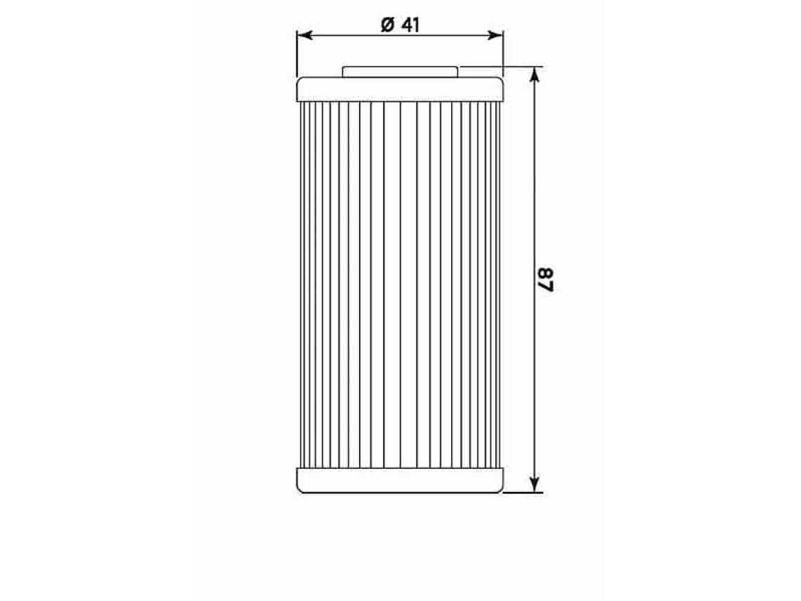 Filtro Óleo MIW BMW G 450 X HF611 B9006  2
