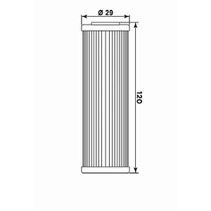 Filtro Óleo MIW Beta RR 450/520 HF631 BT13001