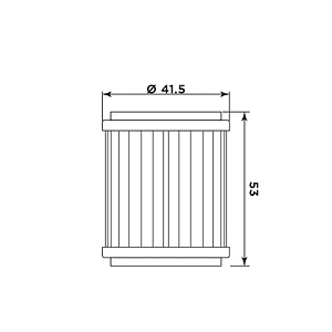 Filtro Óleo MIW KTM HF651 KT8009 