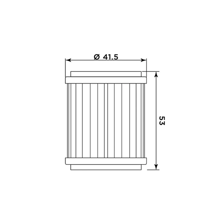 Filtro Óleo MIW KTM HF651 KT8009  2