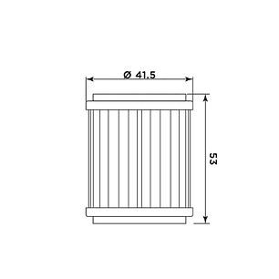 Filtro Óleo MIW KTM HF651 KT8009 